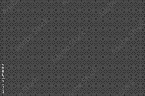 Wallpaper Mural Seamless pattern. black outline. Vertical wave of a chessboard on a dark gray background. Flyer background design, advertising background, fabric, clothing, texture, textile pattern. Torontodigital.ca