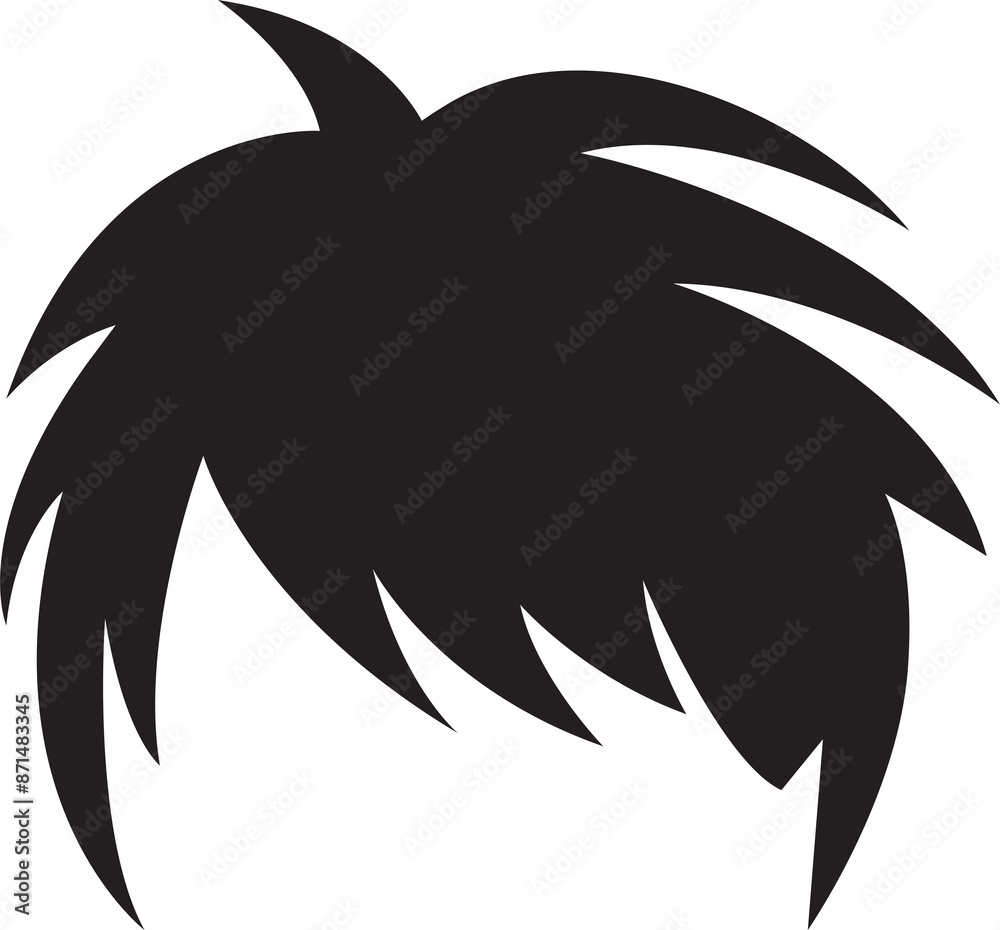 Male Hairstyle Silhouette
Male Hairstyle Silhouette