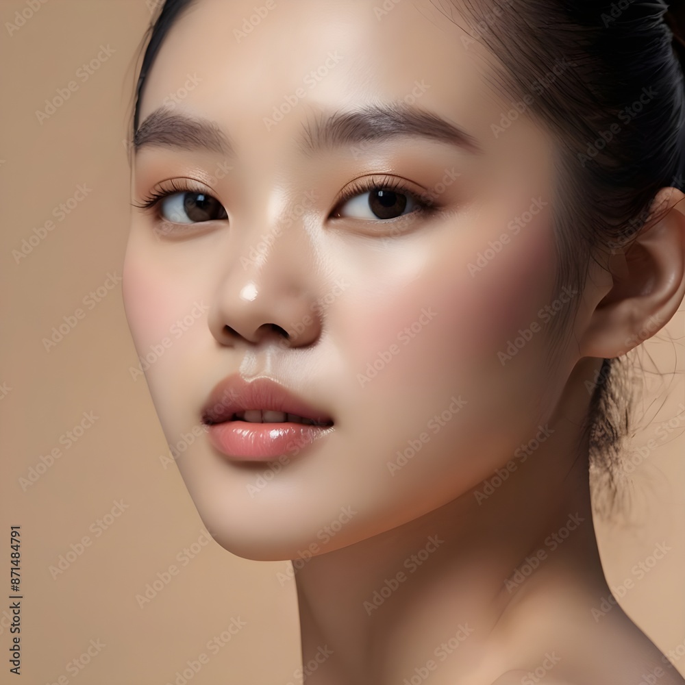portrait of a woman with makeup portrait of a woman with makeup