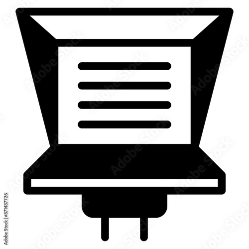 Teleprompter icon