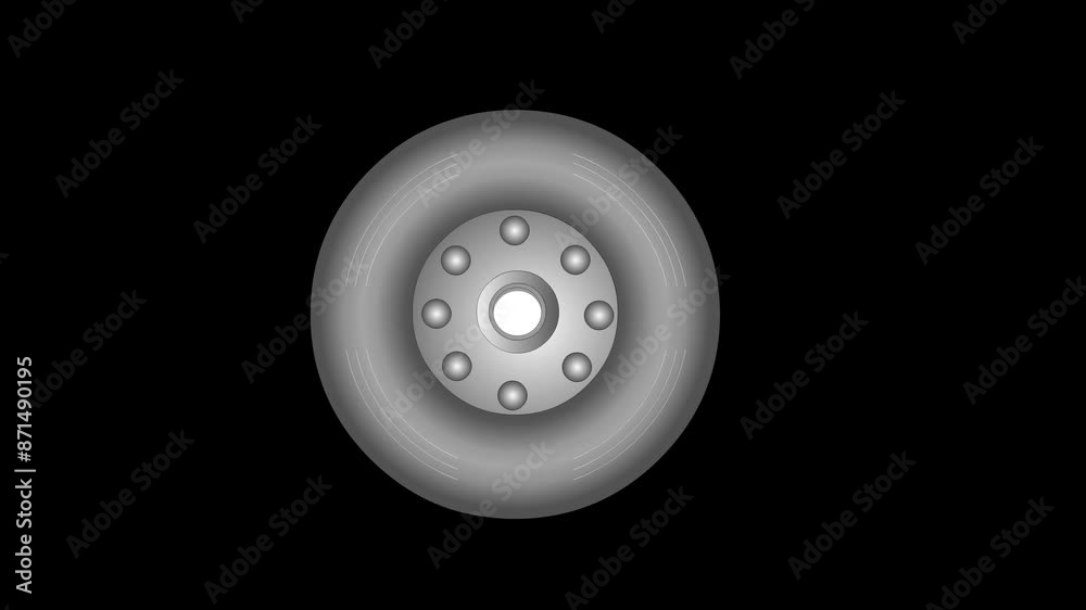 Animated Car Wheel Animated Car Wheel