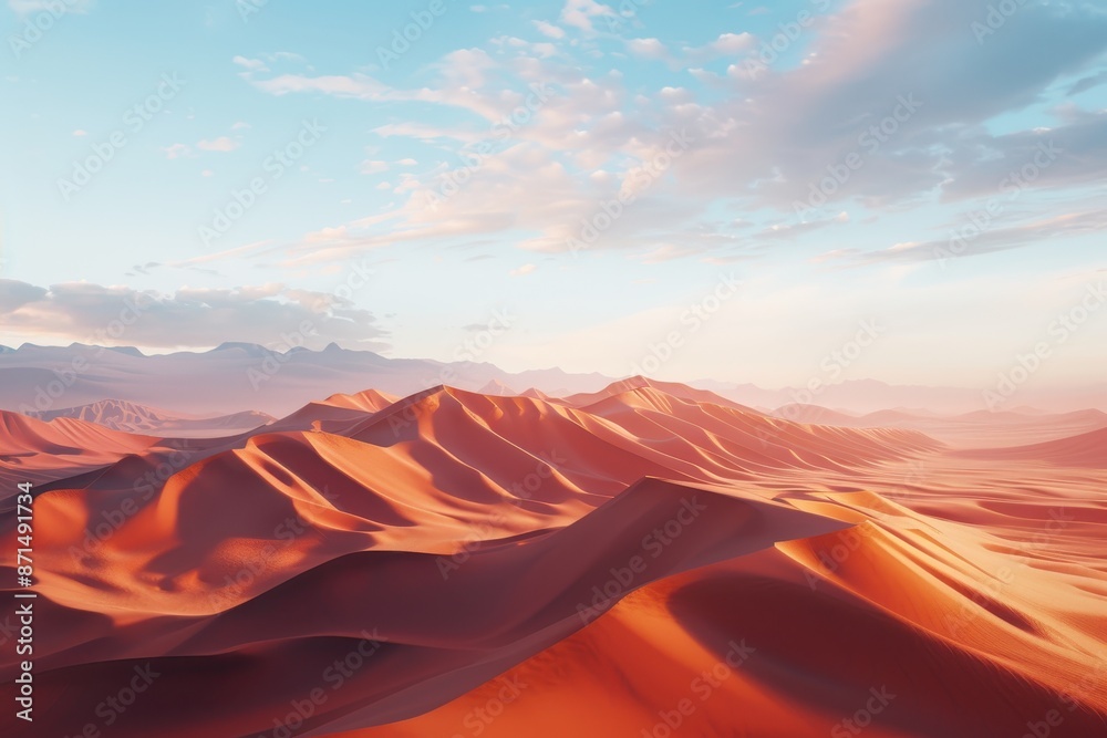 Golden Hour Desert Landscape Golden Hour Desert Landscape