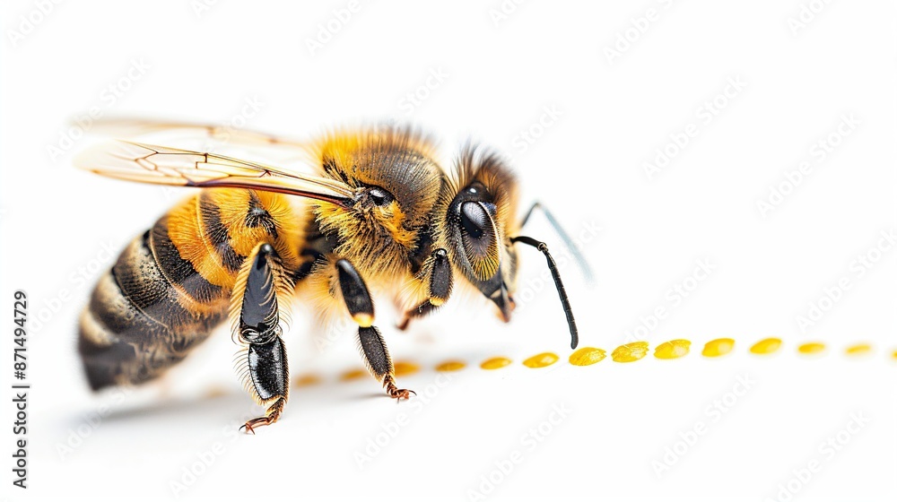 Bee Close Up Macro Photography Bee Close Up Macro Photography