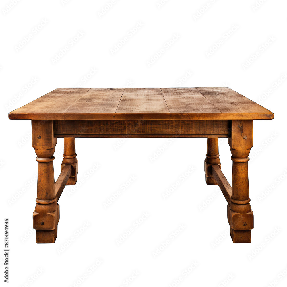 farmhouse table isolated on transparent background farmhouse table isolated on transparent background