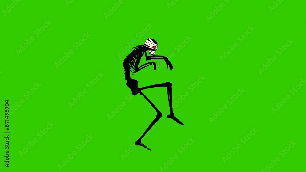 Animated Skeleton Frame Walking Animated Skeleton Frame Walking