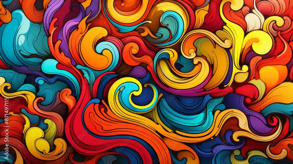 Elevate your space with sophisticated psychedelic textures and intricate patterns in a stylish flat design. Elevate your space with sophisticated psychedelic textures and intricate patterns in a stylish flat design.