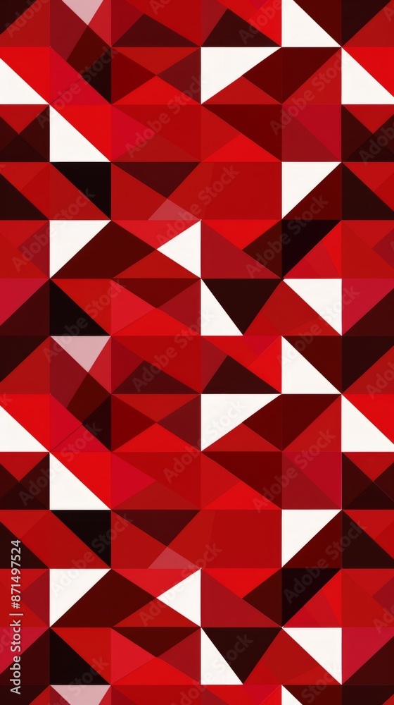 Red And White Geometric Abstract Wallpaper Pattern Red And White Geometric Abstract Wallpaper Pattern