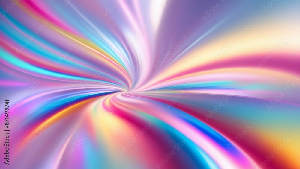 Obraz premium light multicolor, rainbow vector pattern with bent lines. colorful illustration in abstract style with gradient. new design for your business.