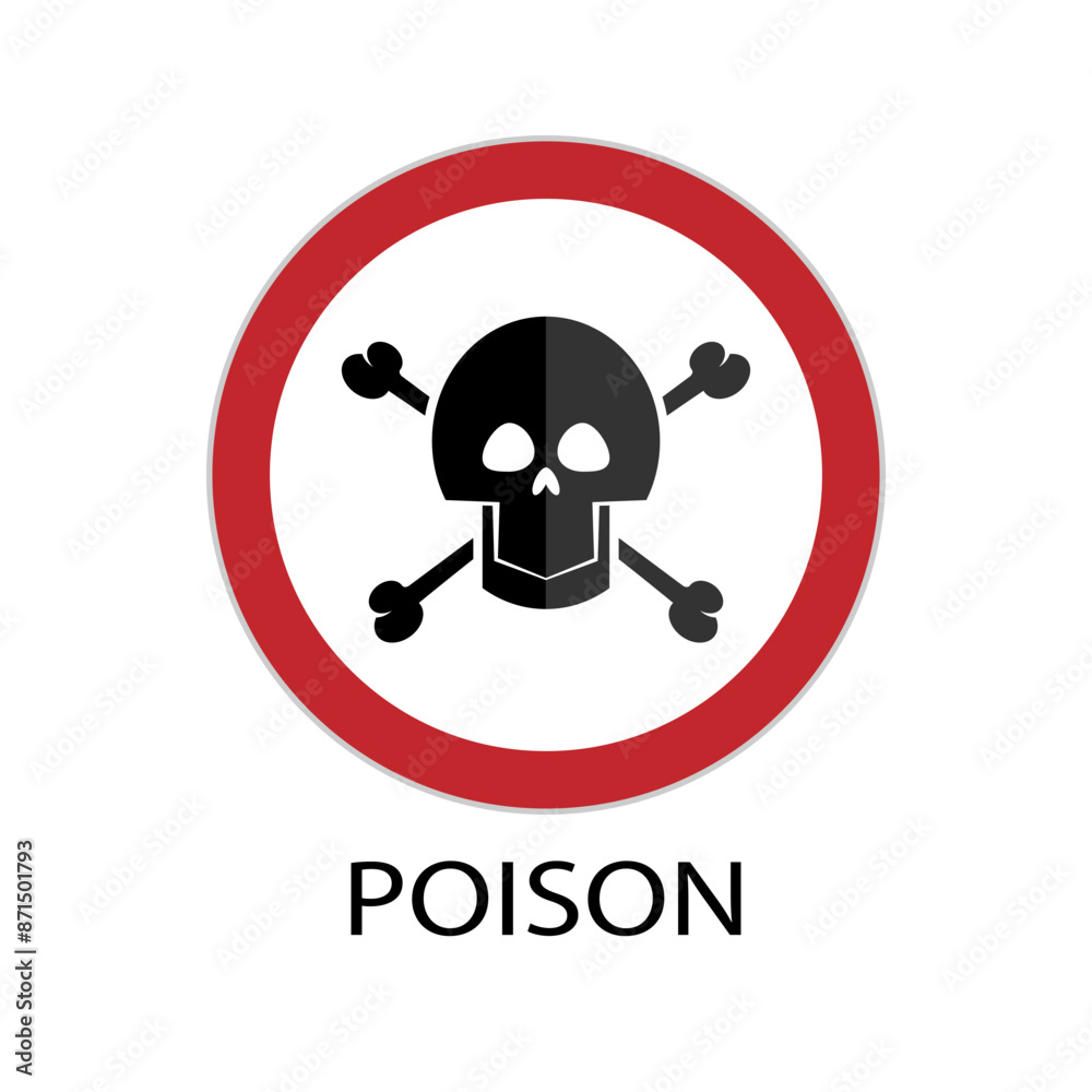 Poison Icon. Toxic Symbol for Design and Website, Presentation or Application. Poison Icon. Toxic Symbol for Design and Website, Presentation or Application.