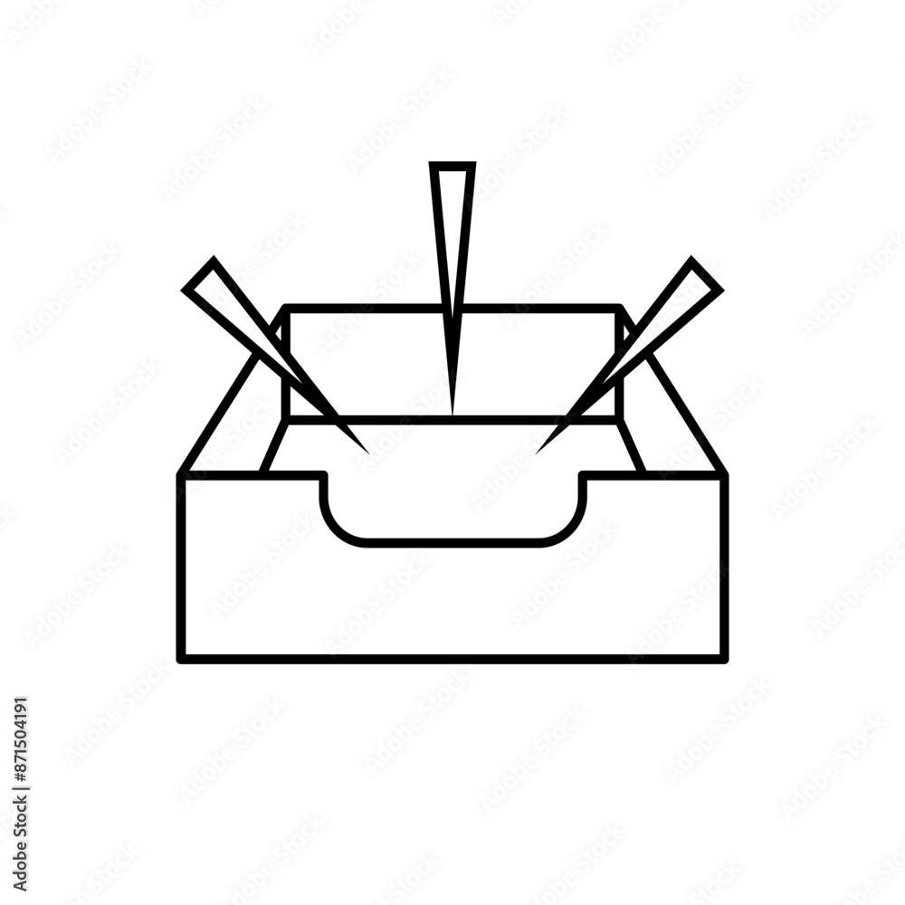 Empty Folder Icon. Blank Document, Loss Data Storage Symbol for Design, Websites, Presentation and Application. Empty Folder Icon. Blank Document, Loss Data Storage Symbol for Design, Websites, Presentation and Application.