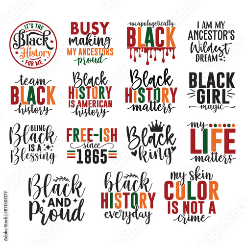 15 Black History Month SVG Bundle