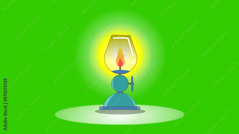 Animated Gas Oil Lantern