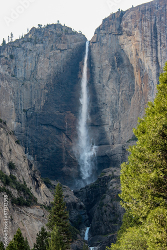 waterfall in yosemite national park