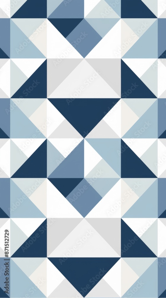 Abstract Geometric Blue And White Wallpaper Pattern Abstract Geometric Blue And White Wallpaper Pattern