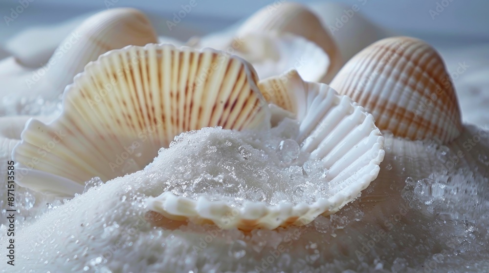 Sand filled shells Sand filled shells