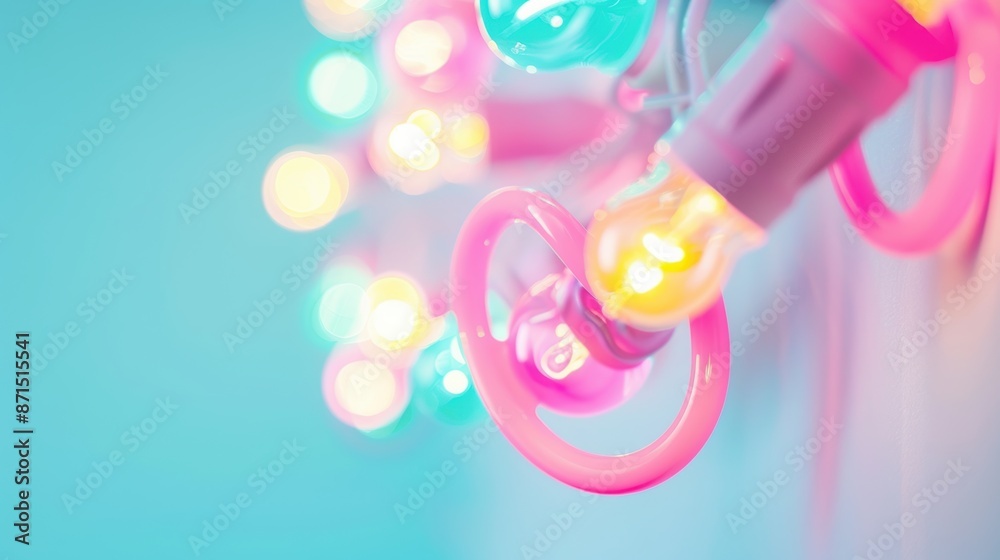 Close-up of neon glowing objects, including signs, lights, and decorative items, creating a vibrant and colorful atmosphere. Close-up of neon glowing objects, including signs, lights, and decorative items, creating a vibrant and colorful atmosphere.