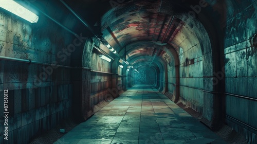 Subterranean passageway in subway station © TheWaterMeloonProjec