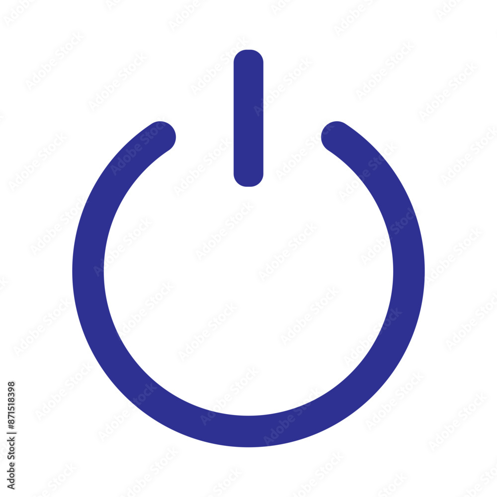 Power Vector Flat Icon Design Power Vector Flat Icon Design