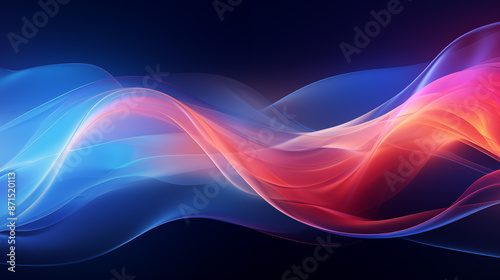 Abstract colorful background with waves. Abstract background with colorful smooth waving texture