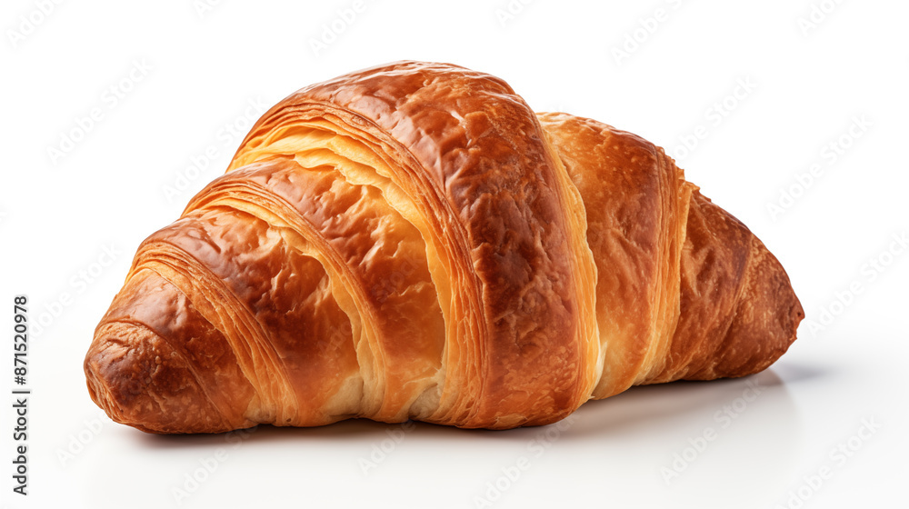 Fresh croissant isolated on white background Fresh croissant isolated on white background