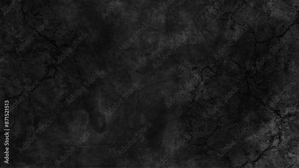 Fototapeta premium Dark black limestone concrete texture grunge backdrop background anthracite. Panorama dark grey black slate background or texture. Black texture chalk board and black board background.