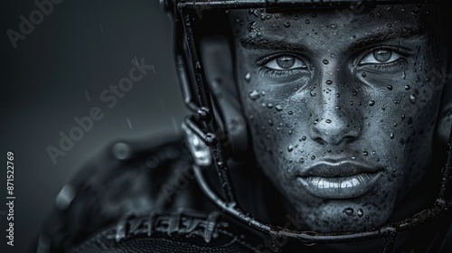 Close-Up of a Soldier © Henry
