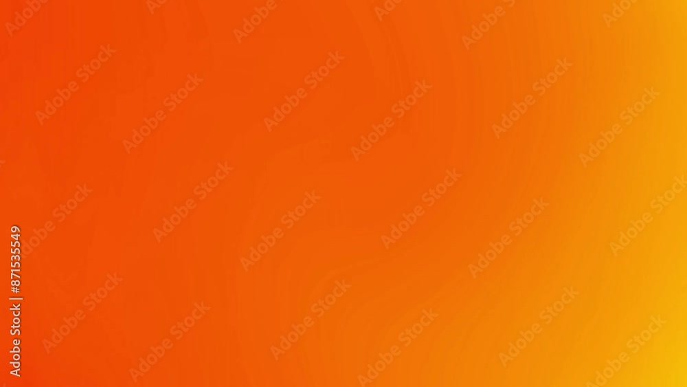 Yellow transitioning to orange and red background animation suitable for backgrounds digital, websites, and social media. Gradient background animation of yellow transitioning to orange and red
