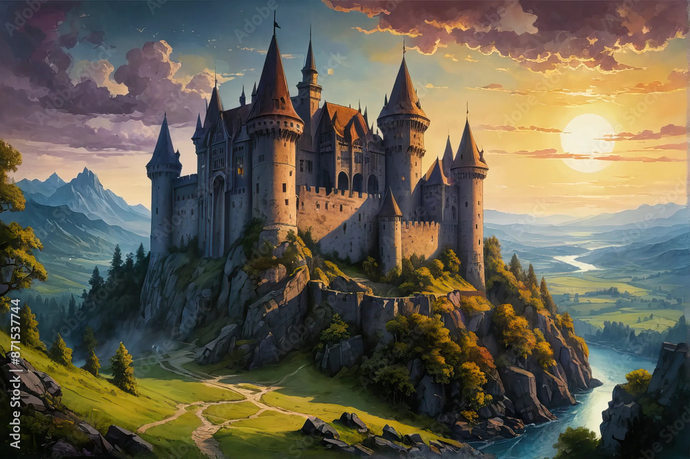 fantasy, castle, ruins, world, adventure, magic Fantasy RPG character fantasy, castle, ruins, world, adventure, magic Fantasy RPG character