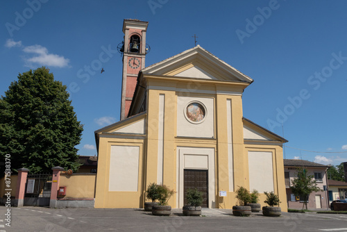 Obraz na płótnie Sant' Antonio Abate Linarolo church w salonie