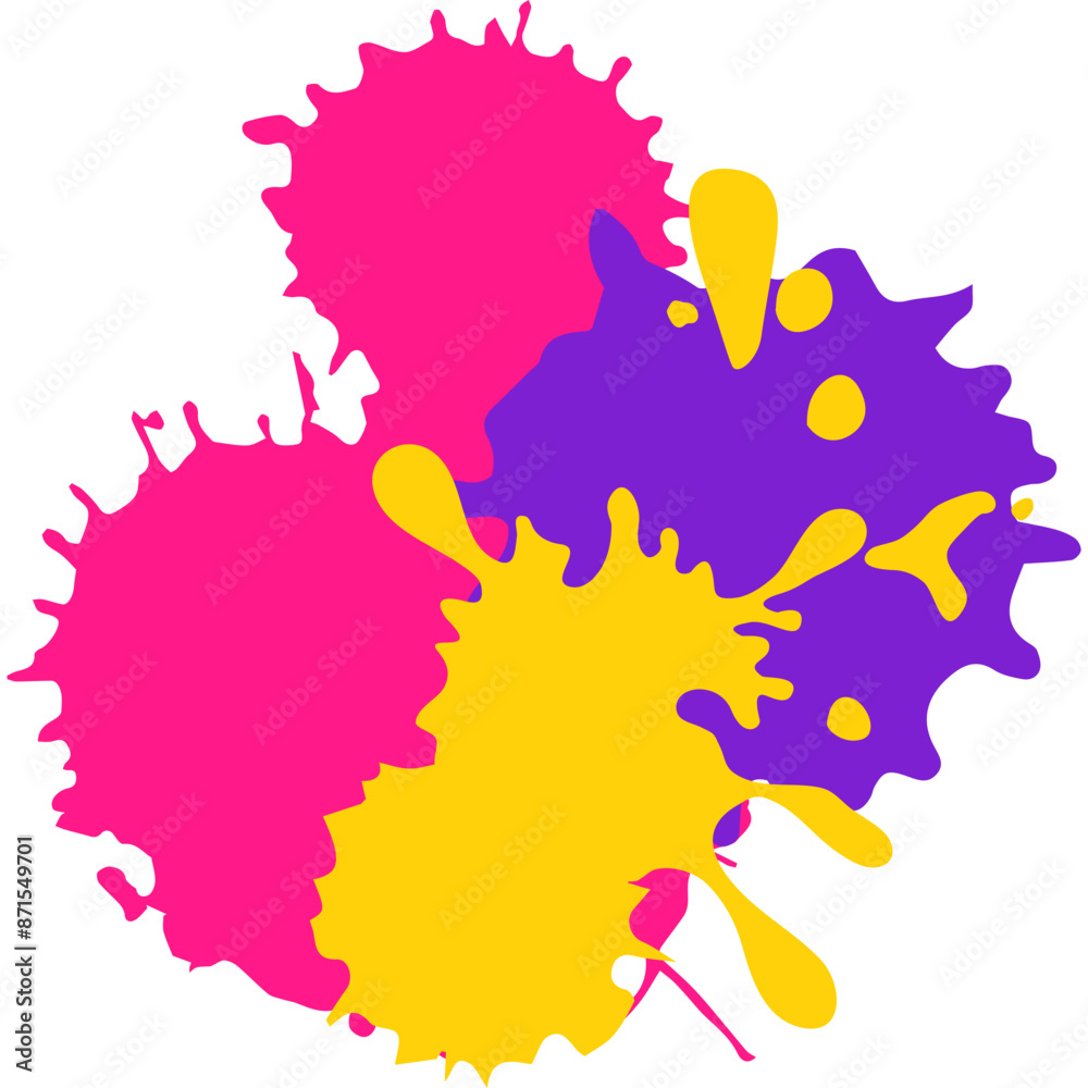 Obraz premium Colorfull Ink Splash