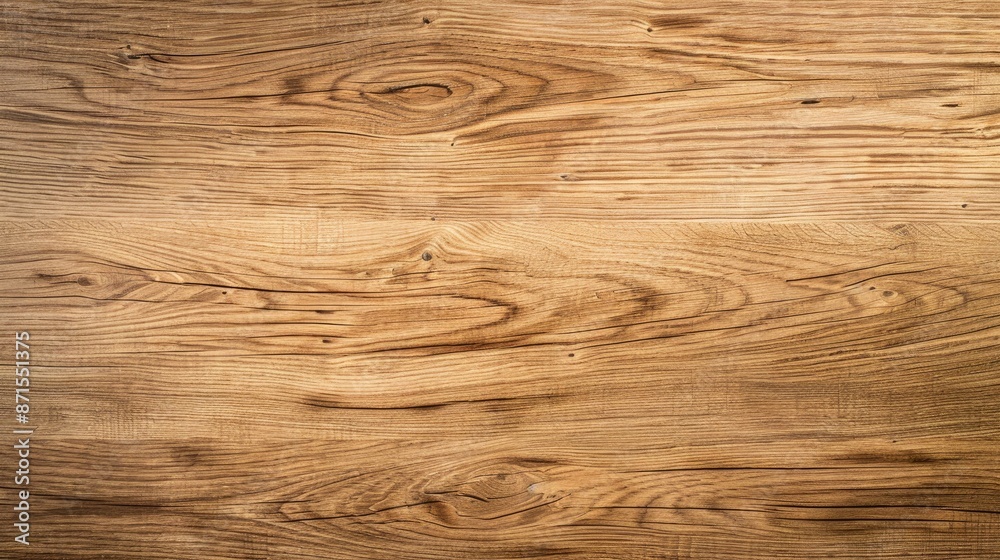 Naklejka premium Light oak wood furniture texture as background with blank space for text