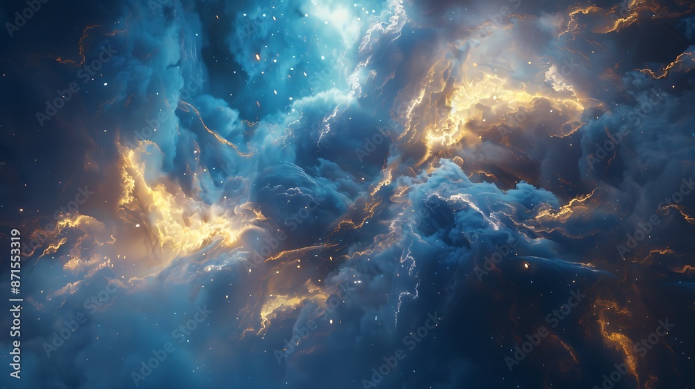 Animation view to travelling across the universe in moving Animation view to travelling across the universe in moving