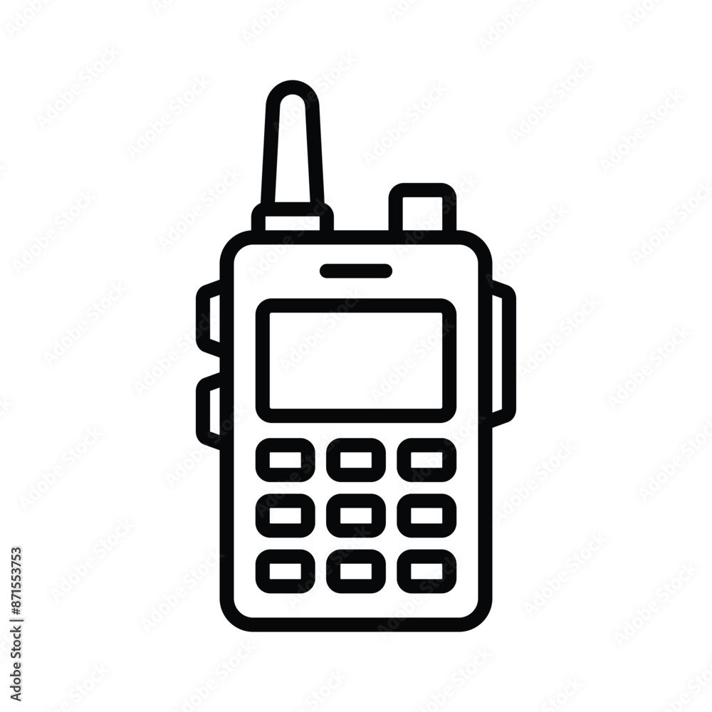 walkie talkie icon vector design template simple and clean walkie talkie icon vector design template simple and clean