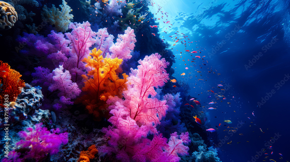 close up beautiful coral reef close up beautiful coral reef