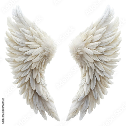 White angel wings PNG