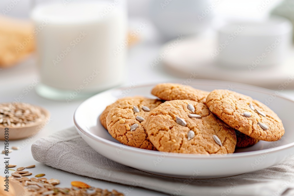 Close-up of Delicious Homemade Cookies