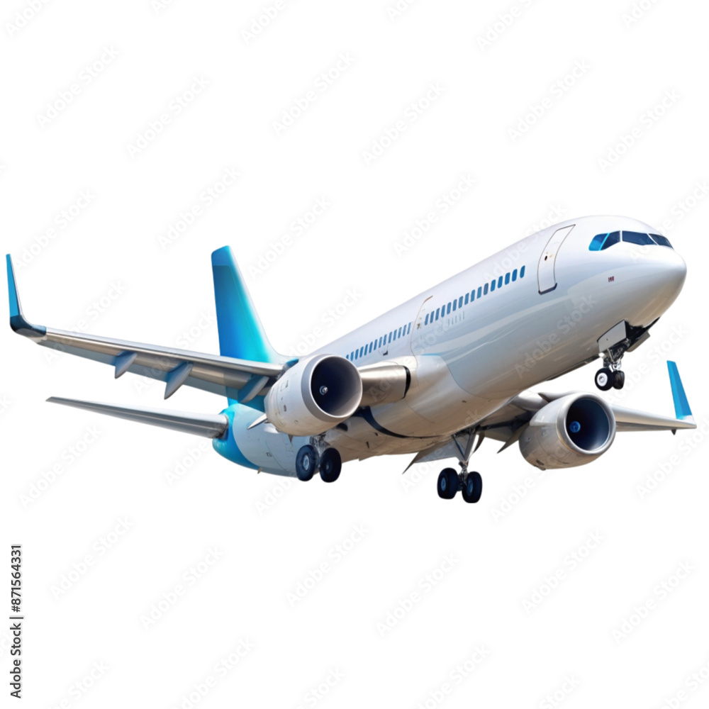 Obraz premium Air plane isolated PNG