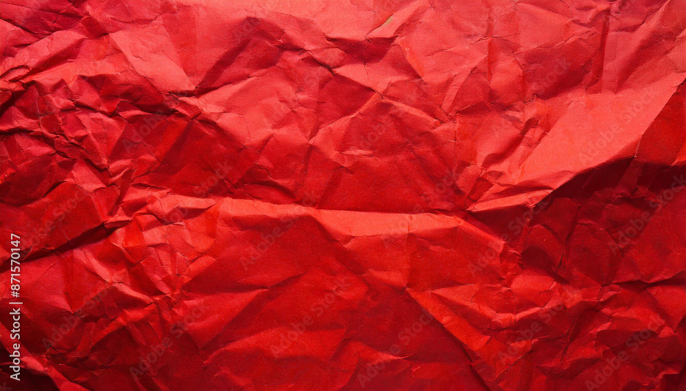 abstract background of red crumpled recycled office craft paper sheet, wallpaper presentation banner texture with space for copy, waste recycling, luxury minimalism abstract background of red crumpled recycled office craft paper sheet, wallpaper presentation banner texture with space for copy, waste recycling, luxury minimalism
