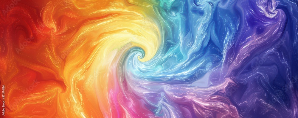 A colorful rainbow stripe with a rainbow background. Free copy space for text. A colorful rainbow stripe with a rainbow background. Free copy space for text.