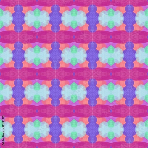 Fabric seamless color design pattern 