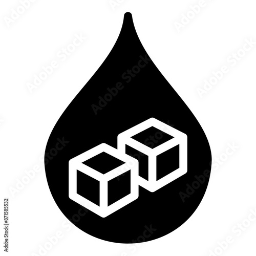 sugar blood Solid icon