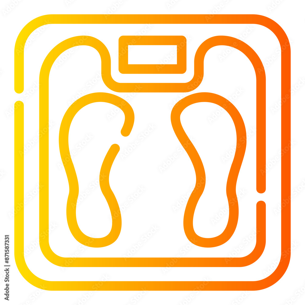 body scale Gradient icon body scale Gradient icon