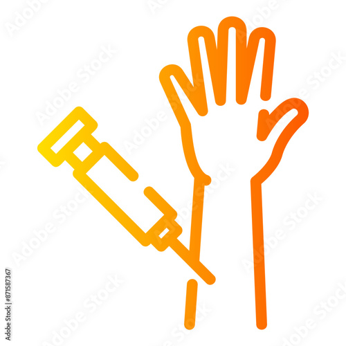 syringe Gradient icon