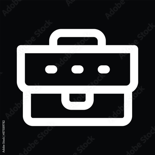 briefcase icon for business, website, application, printing, document, poster design