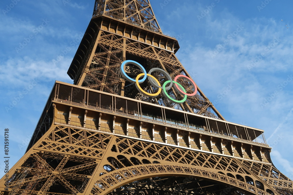 Carré De Soie Officiel JO Paris 2024 – Jeux Olympiques – Neuf En Boîte – France