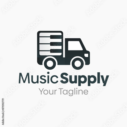 Music Supply Logo Vector Template Design. Good for Business, Startup, Agency, and Organization