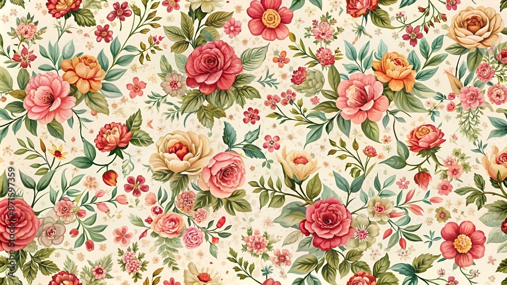 Seamless floral texture Seamless floral texture