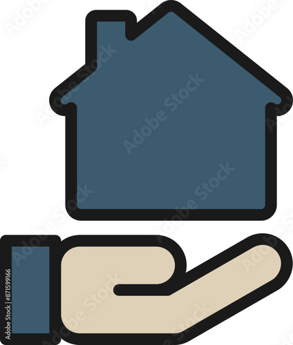 Rent house illustration