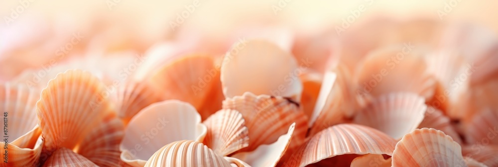 Seashells Texture Background Seashells Texture Background