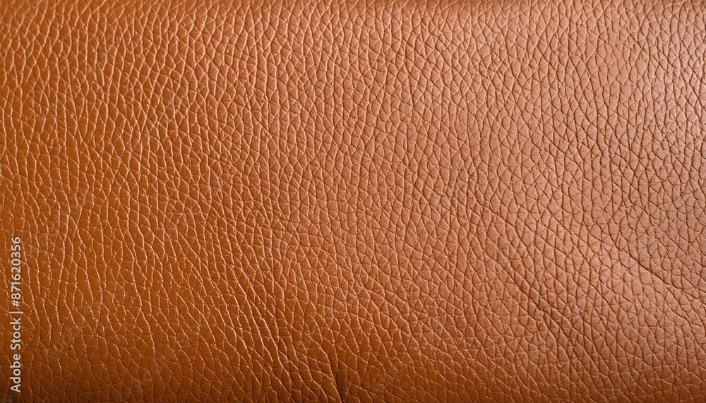 Fototapeta premium brown leather texture close-up abstract leather background for design with copy space